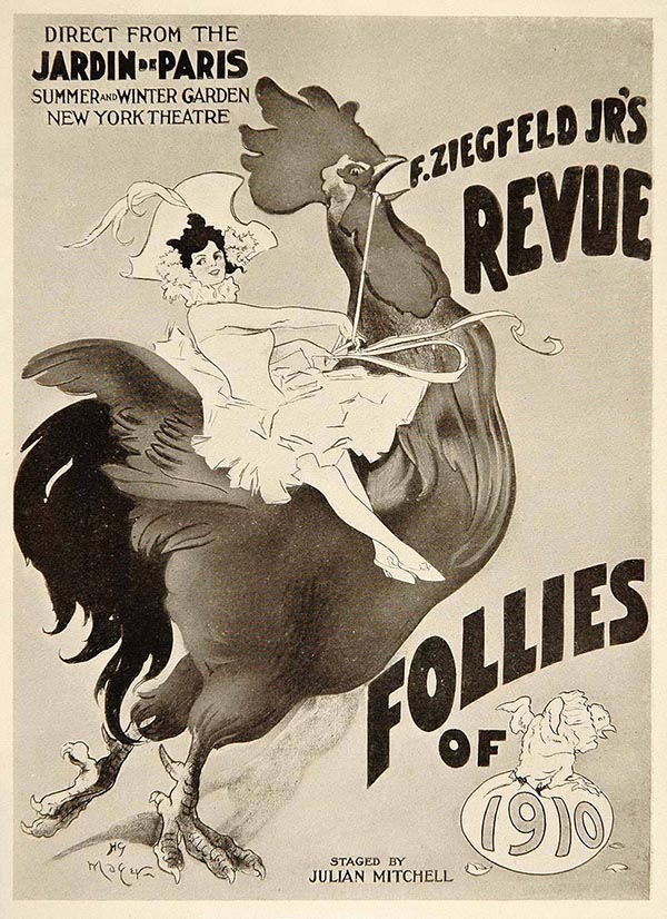 Poster Revue Follies of 1910