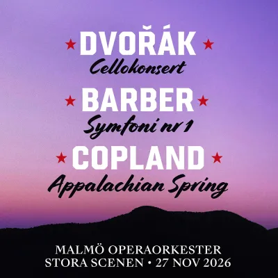 Dvořák, Barber, Copland