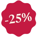 25 % rabatt